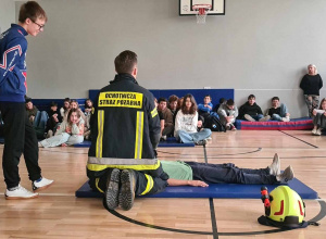 Spotkanie w ramach doradztwa zawodowego z kucharzem i strażakiem