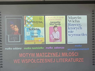 Motyw Matki w literaturze - spotkanie DKE