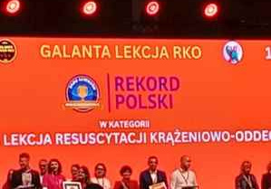 Ustanowiono rekord Polski w jednoczesnym wykonywaniu RKO przez uczestników