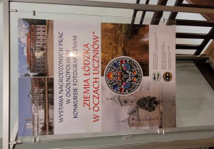 Plakat informujący o konkursie