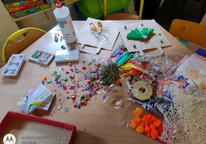 Przygotowane materiały plastyczne