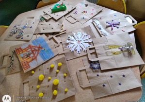 Pięknie ozdobione torebki