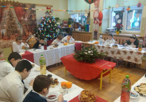 Przy świątecznym stole