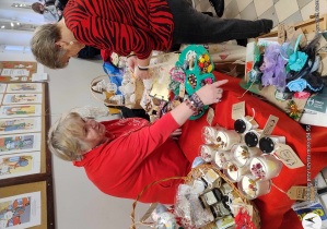 Stoisko naszych gości - Pań Seniorek