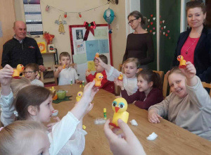 Pierwszoklasiści znów z wizytą u Seniorów