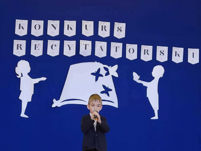 Szkolny Konkurs Recytatorski „Mały Mistrz Recytacji"