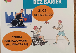 Plakat "Dzień sportu bez barier"